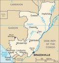 Map of Congo, Republic of the