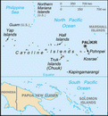 Map of Micronesia, Federated States of