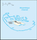 Map of Juan de Nova Island