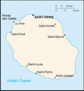 Map of Reunion