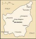 Map of San Marino